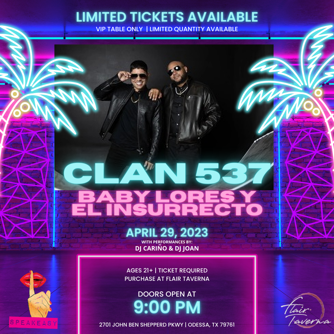 Clan 537 at La Scala de Miami in The Four Ambassadors, 25 July | Event in Miami | AllEvents
