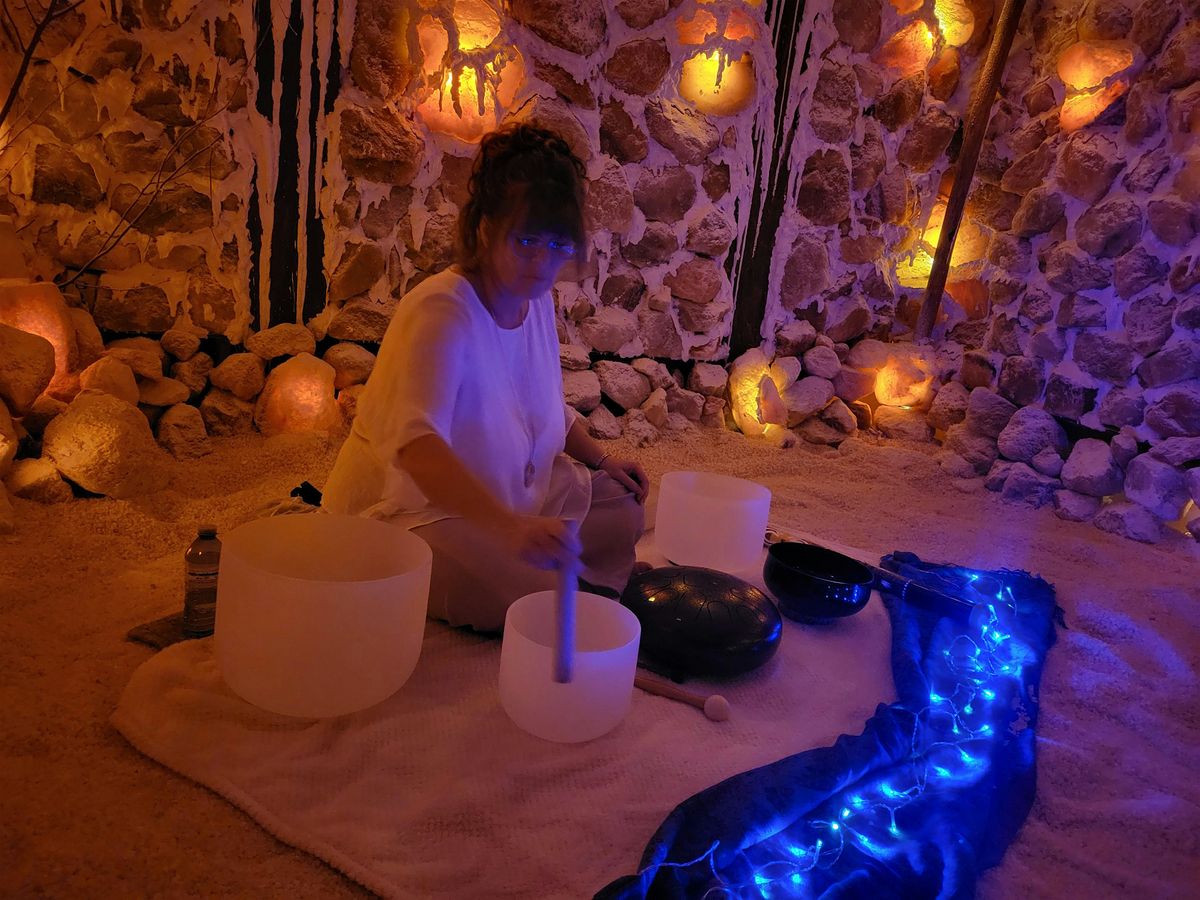 Full Moon Release Sound Immersion Meditation in the Salt Cave, Healing ...