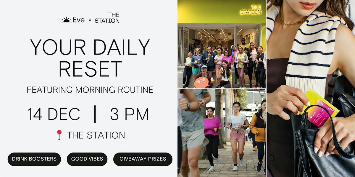 Your Daily Reset - 5K Run ft. Morning Routine, 14 December | Event in Hong Kong | AllEvents