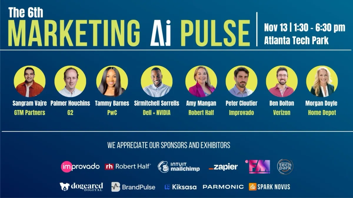 6th Marketing AI Pulse, 13 November | Event in Peachtree Corners | AllEvents
