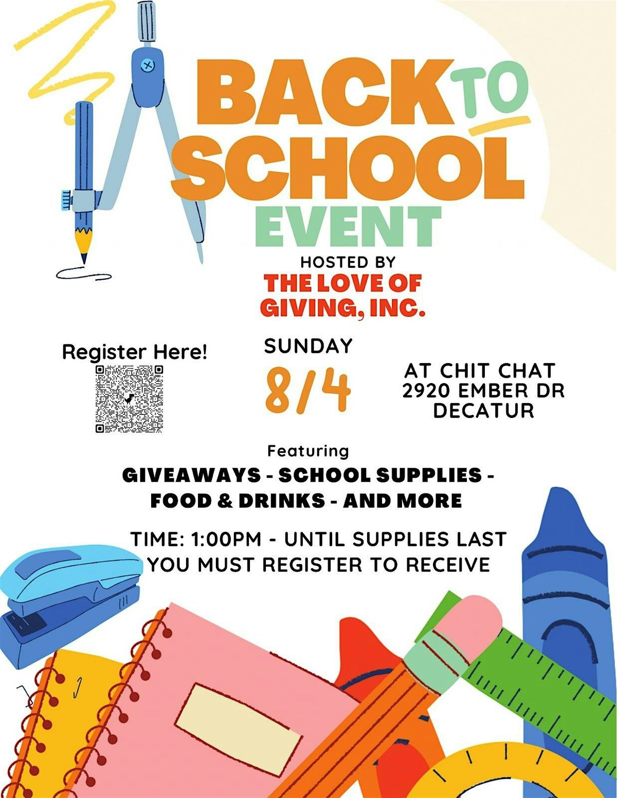 Back to School Giveaway, Chit Chat Restaurant and Lounge Reloaded
