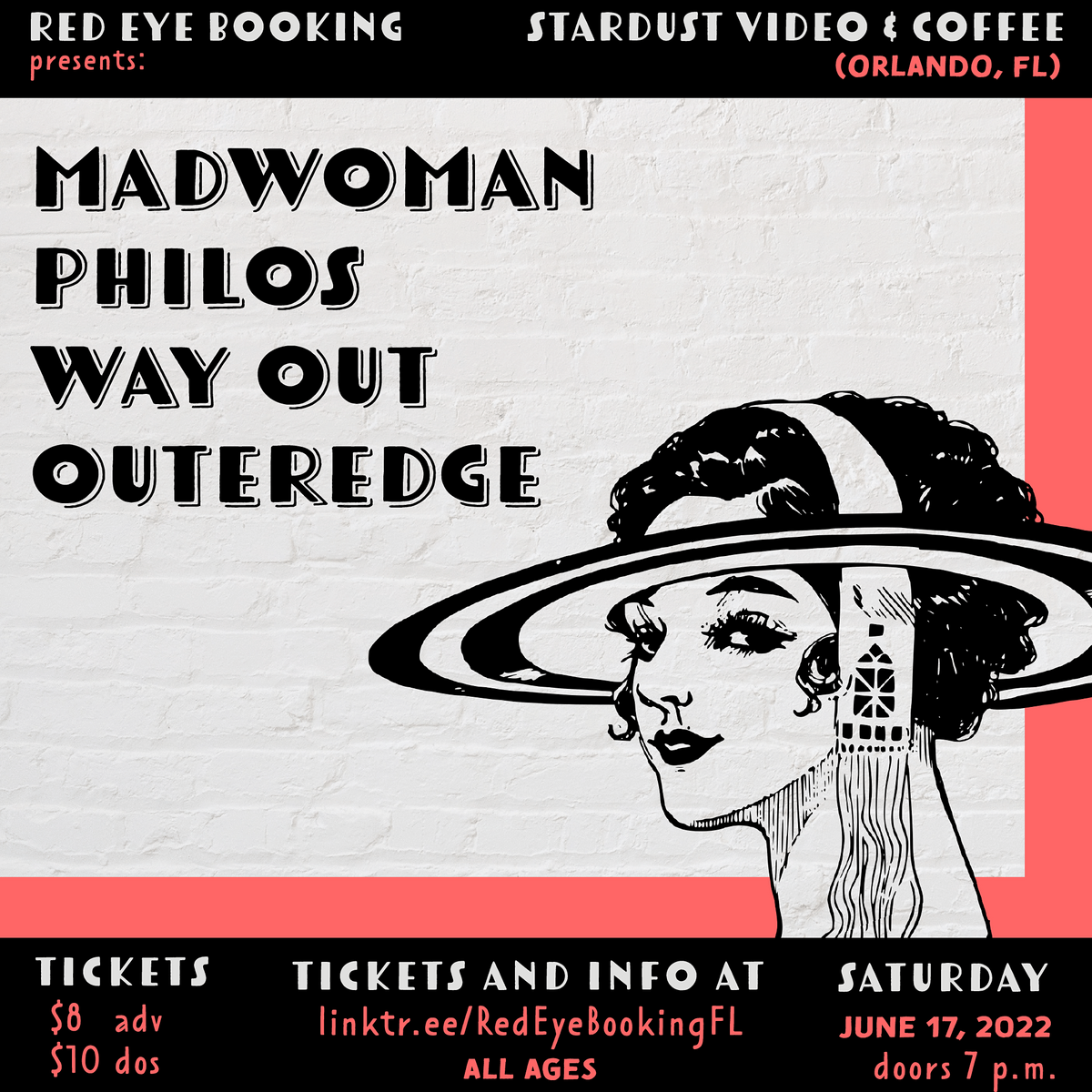Madwoman Philos Way Out Outeredge Stardust Video Coffee Orlando June 17 To June 18 Allevents In Madwoman Philos Way Out Outeredge Stardust Video Coffee Orlando June 17 To June 18 Allevents In