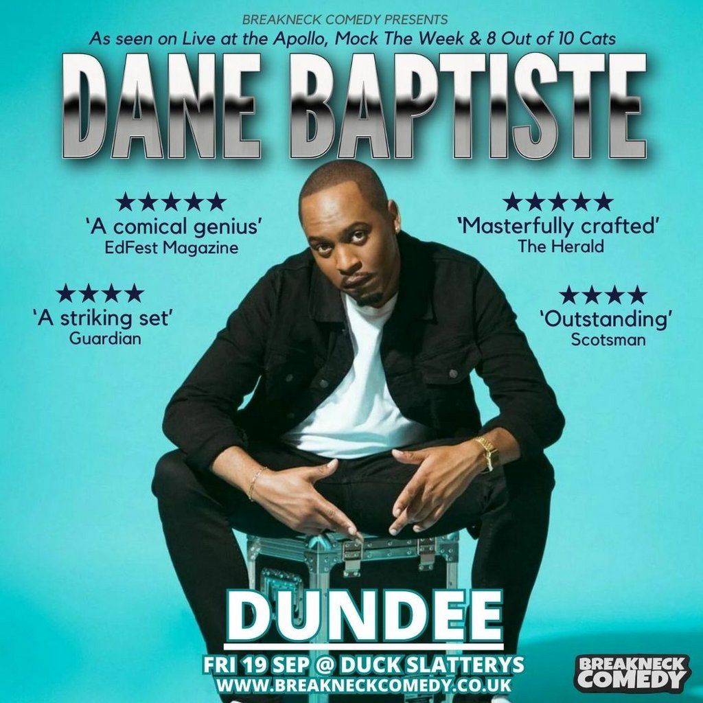 Dane Baptiste, 19 September | Event in Dundee | AllEvents
