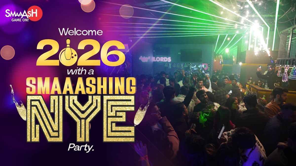 New Year&apos;s Eve 2026 at SMAAASH, 31 December | Event in Ludhiana | AllEvents