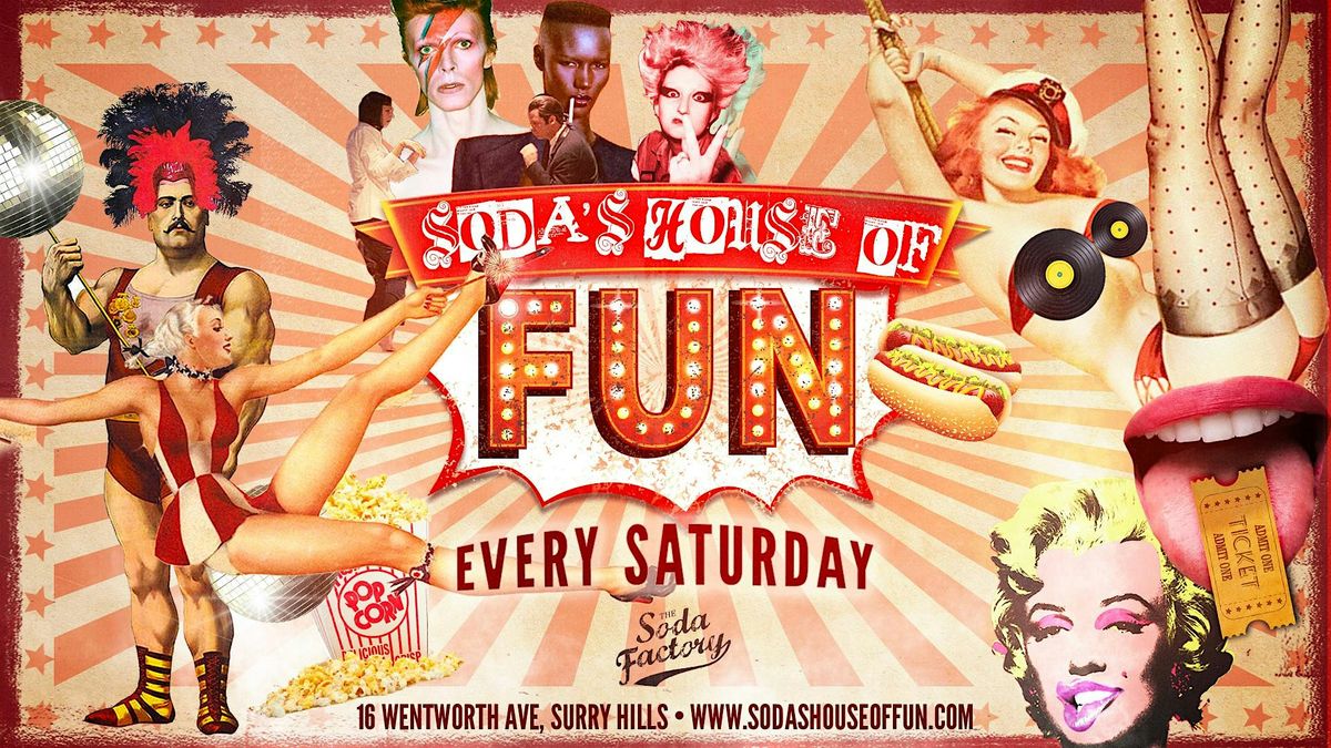 Saturdays @ The Soda Factory // Free Entry + Free Drink // SYDVIP | Event in Surry Hills | AllEvents