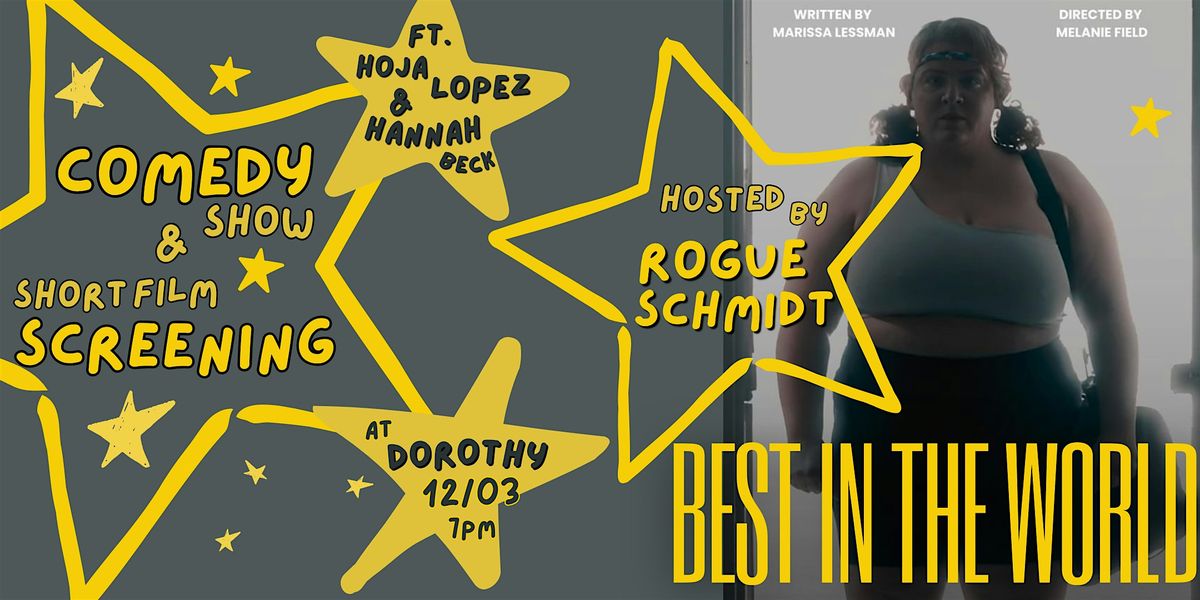 Best In The World Short Film Screening + Comedy Show, 3 December | Event in Chicago | AllEvents
