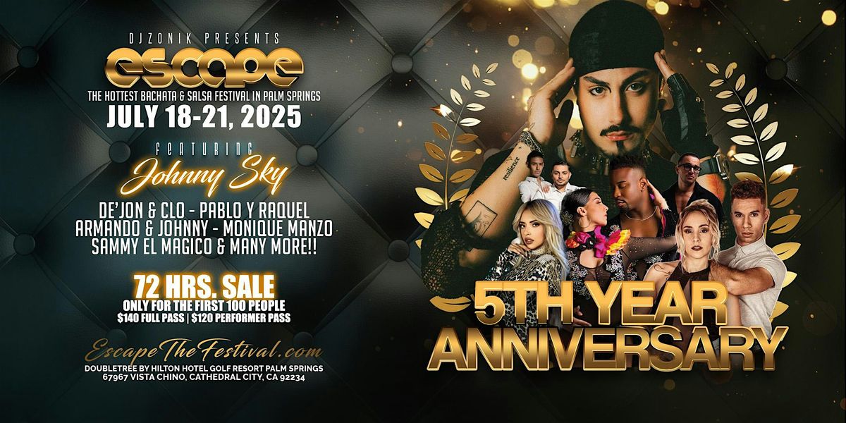 Escape The Festival 2025, 18 July | Event in Cathedral City | AllEvents