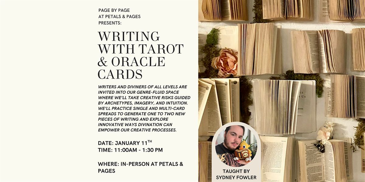 Writing with Tarot and Oracle Cards, 11 January | Event in Denver | AllEvents
