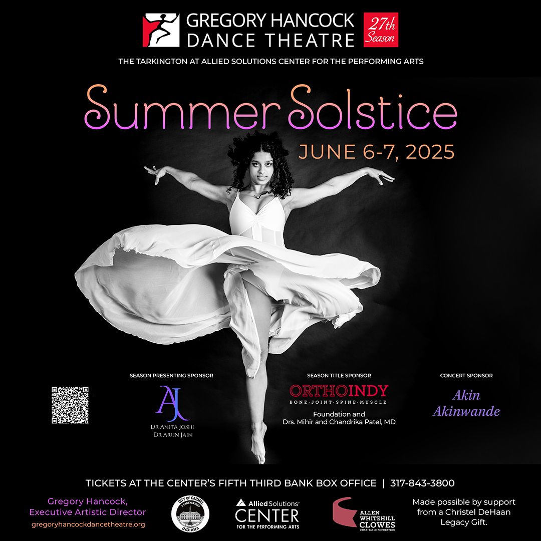 Gregory Hancock Dance Theatre - Summer Solstice at Palladium Center For The Performing Arts, 7 June | AllEvents