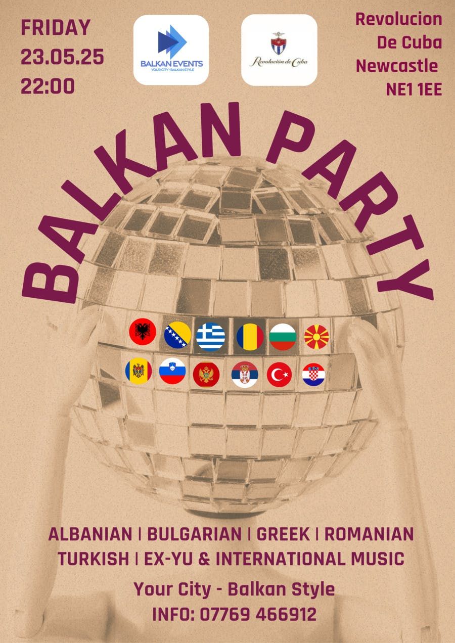 Balkan Party Newcastle - May Geordie Land Special, 23 May | Event in Newcastle Upon Tyne | AllEvents