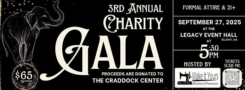 3rd Annual Formal Charity GALA, 27 September | Event in East Ellijay | AllEvents