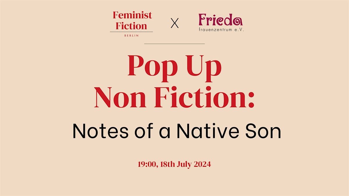 Pop Up Non Fiction Notes Of A Native Son FRIEDA Frauenzentrum E V Pop up non fiction notes of a native son frieda frauenzentrum e v