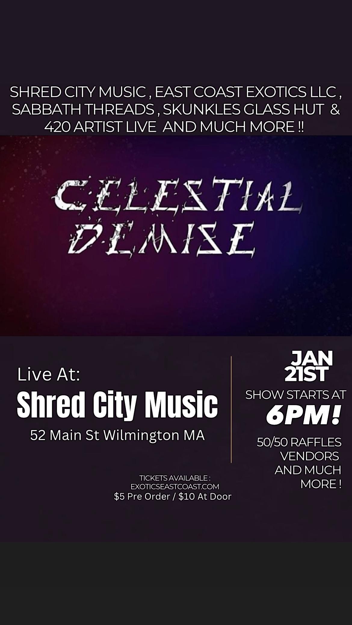 Celestial Demise Live At Shred City Music 52 Main St Wilmington 21 celestial-demise-live-at-shred-city-music-52-main-st-wilmington-21