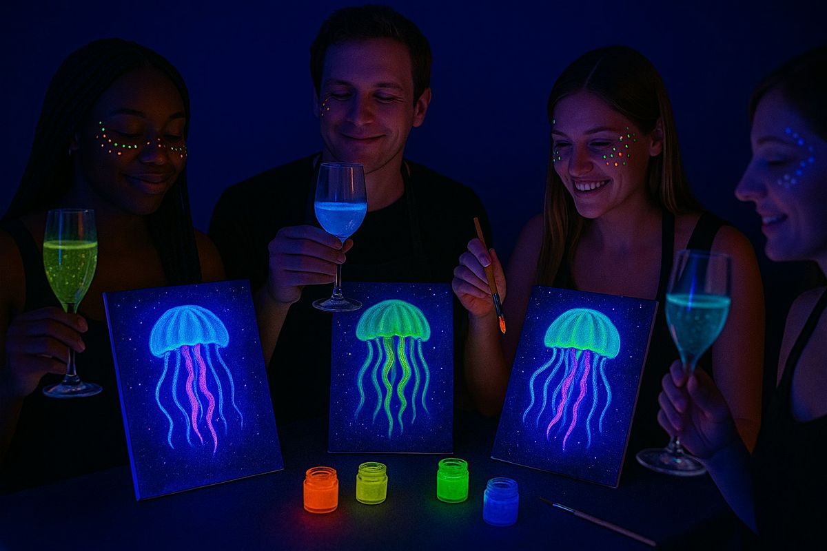 UV Sip and Paint in the Dark | Event in London | AllEvents