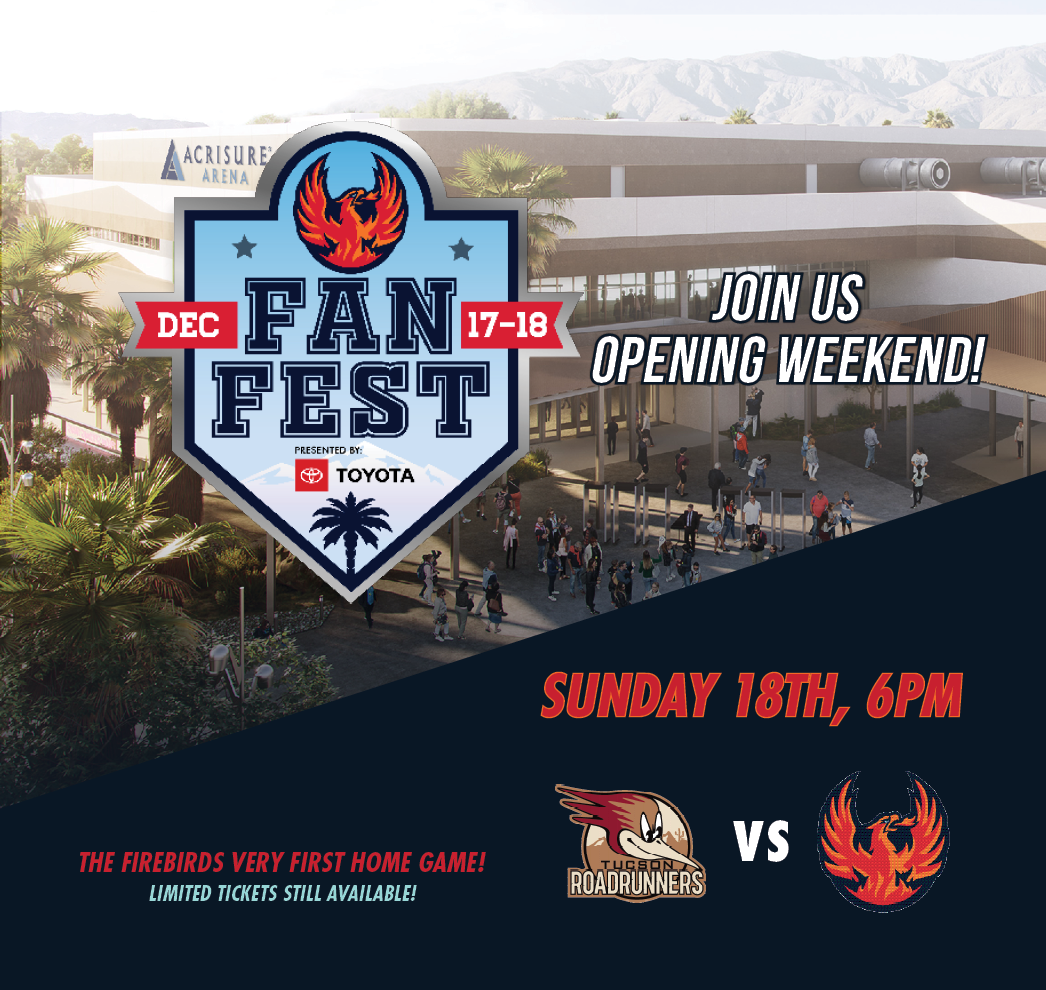 Coachella Valley Firebirds at Tucson Roadrunners at Tucson Arena, 7 November | Event in Tucson | AllEvents