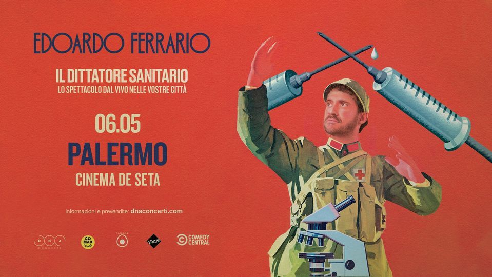 Edoardo Ferrario IL DITTATORE SANITARIO Cinema De Seta Palermo May 