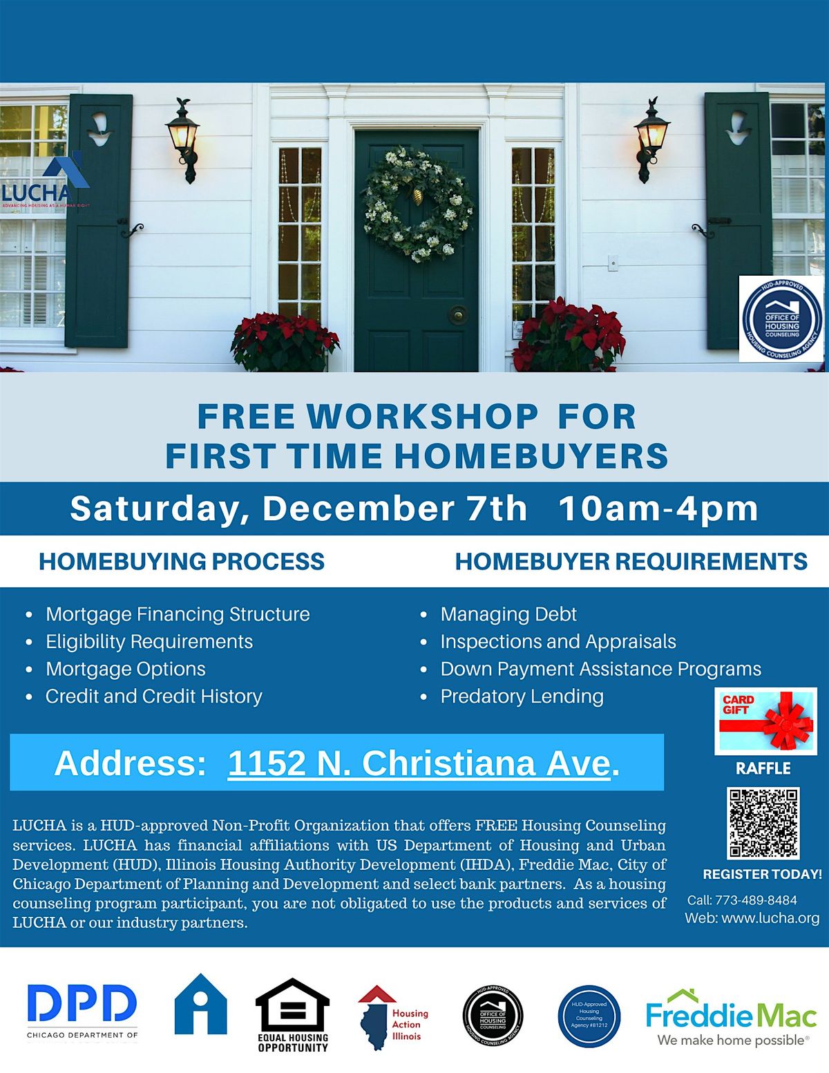 Lucha free first time homebuyer workshop english hpr 1152 n