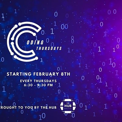 Coding Thursdays, The Hub, Miami, 8 February to 19 December | AllEvents