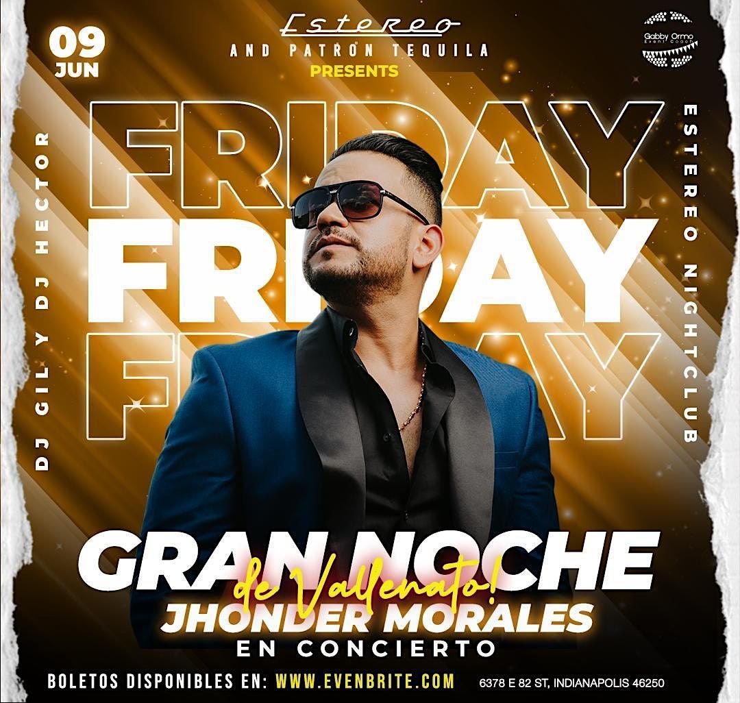 Jhonder Morales En Vivo 9 de Junio Estereo 6378 E 82nd