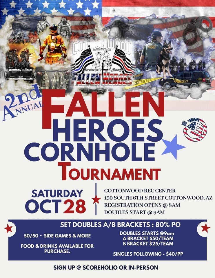 2nd Annual Fallen Heroes Cornhole Tournament , Cottonwood Fair Grounds