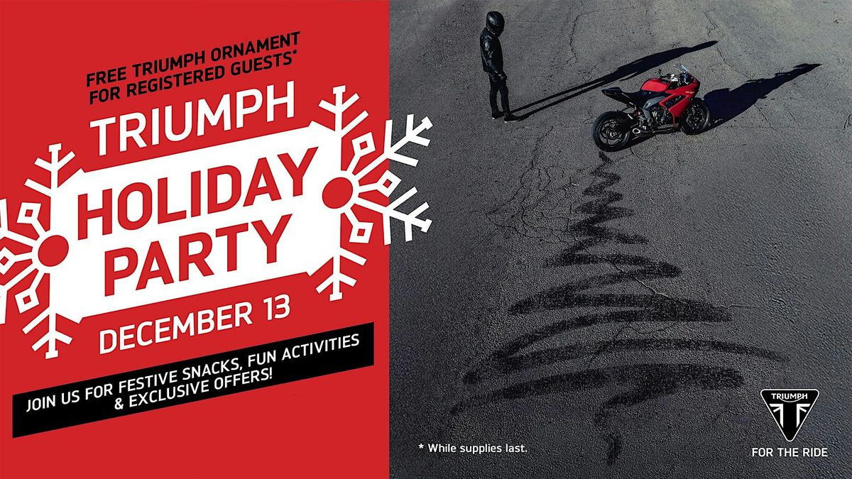 Triumph Dealer Holiday Party: Motohio European Motorbikes, 13 December | Event in Columbus | AllEvents