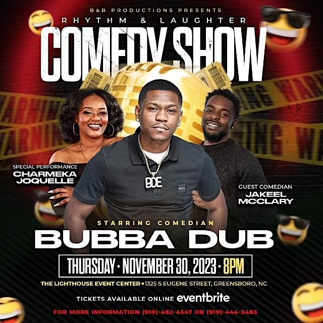 Rhythm & Laughter Comedy Show, The LightHouse Event Center, Greensboro