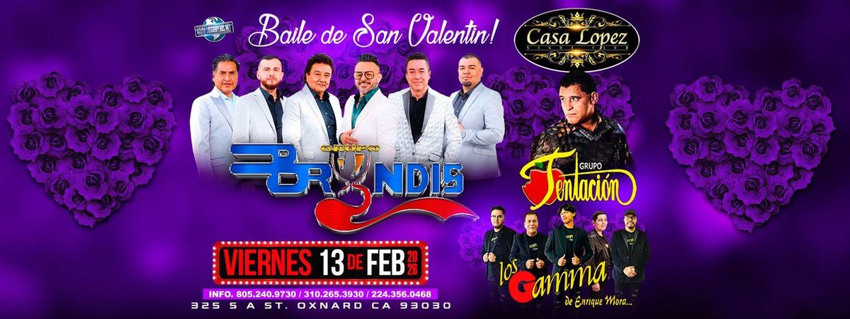 GRUPO BRYNDIS, GRUPO TENTACION & MAS, 13 February | Event in Oxnard | AllEvents