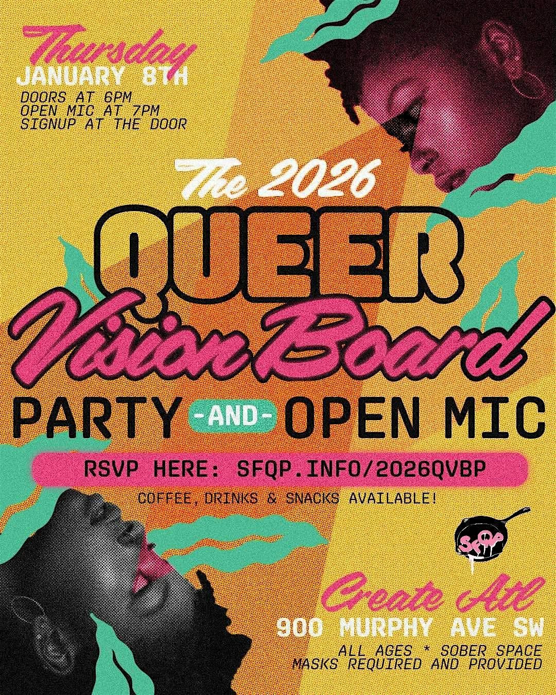2026: A Queer Vision Board Party & Open Mic, 8 January | Event in Atlanta | AllEvents