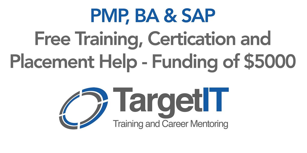 Pmp Ba Sap Training Certification Free Funding Of
