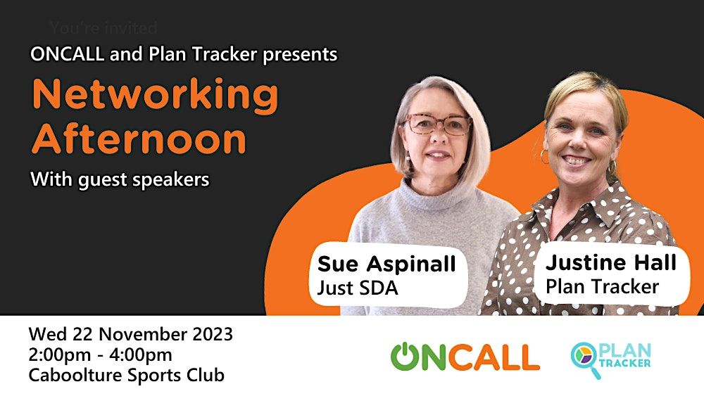 Free NDIS Networking Afternoon Presented by ONCALL and Plan Tracker, Caboolture Sports Club