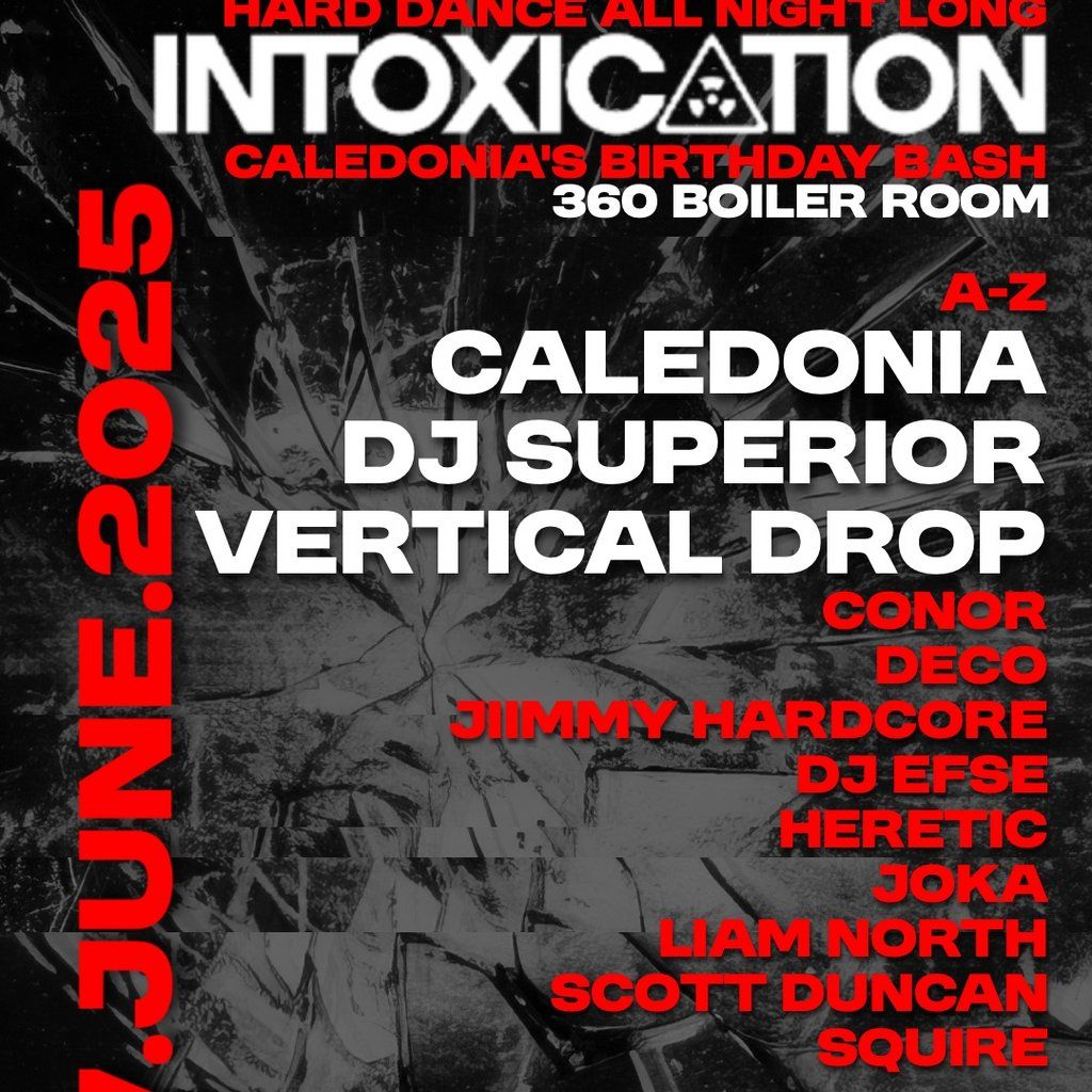 Intoxication Event's Present's Caledonia's Birthday Bash, 27 June | Event in Dunfermline | AllEvents