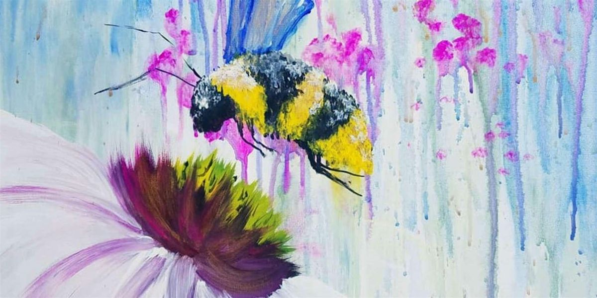 Bumble Bee Utopia Paint and Sip by Classpop!™, Pinot's Palette Elk