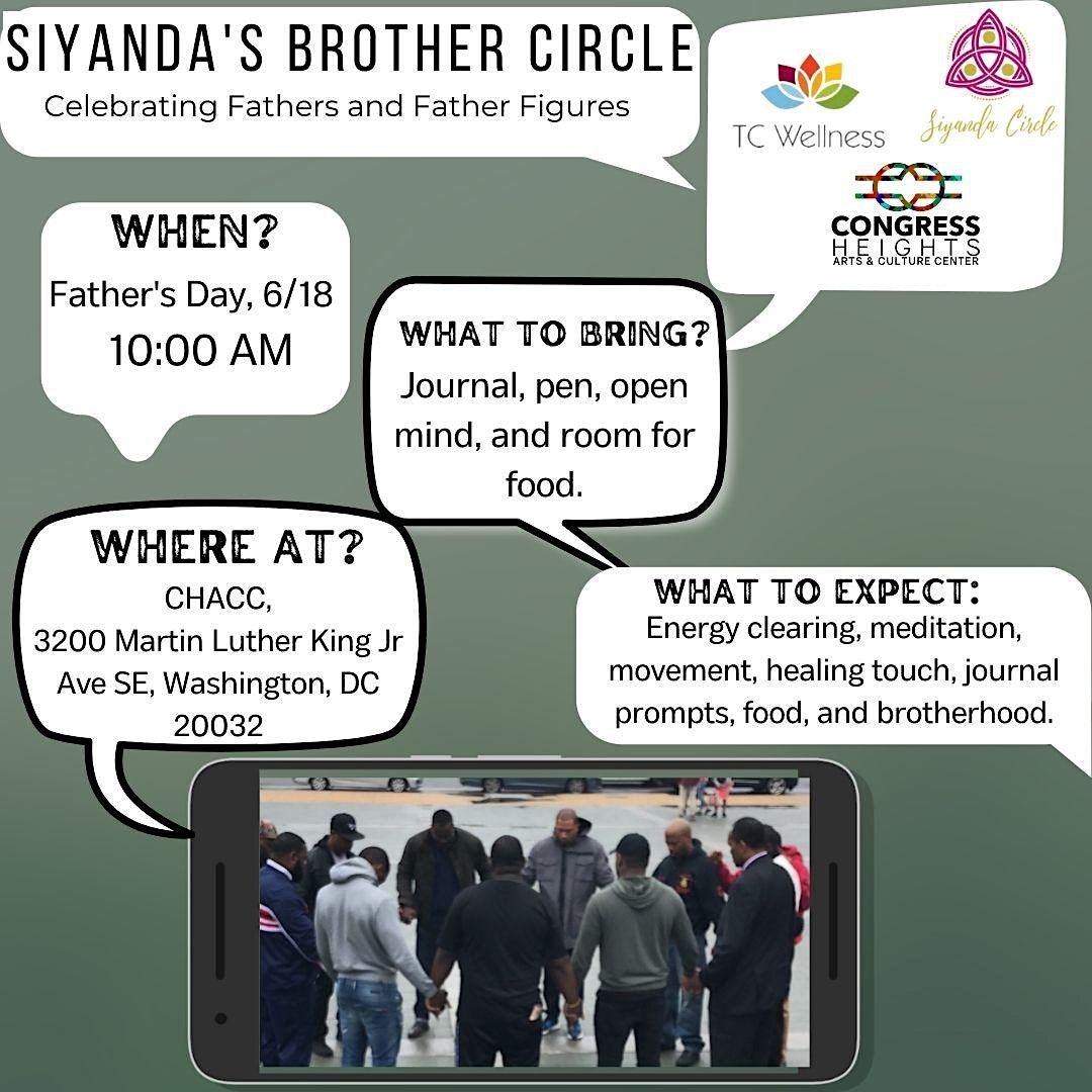 Siyanda Circles Brothers Breakfast, Congress Heights Art and Culture