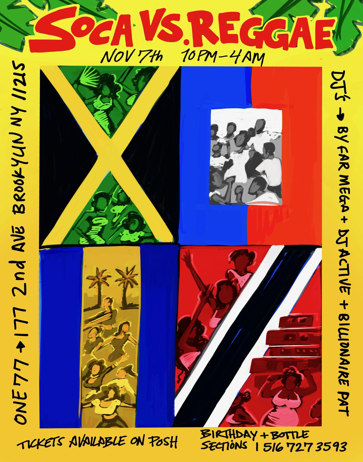 Soca Vs Reggae, 177 2nd Ave, Brooklyn, 7 November to 8 November | AllEvents