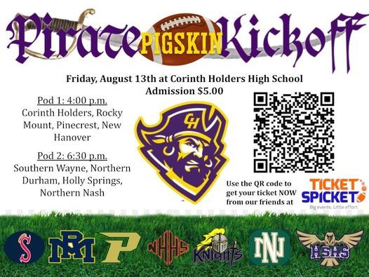 Varsity Scrimmage Pinecrest Corinth Holders Corinth Holders High Wendell August 13 2021 Allevents In Corinth Holders High School Graduation 2022