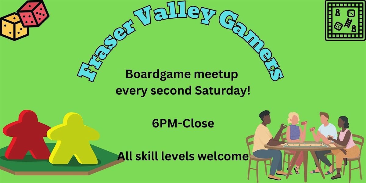 Boardgame Meetup with the Fraser Valley Boardgamers | Event in Abbotsford | AllEvents