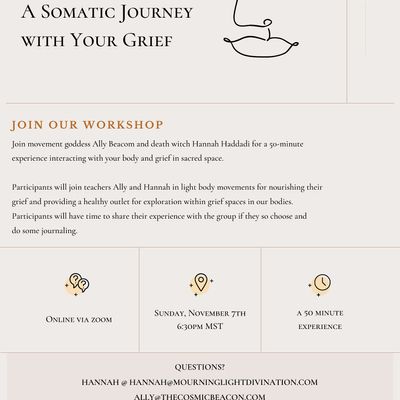 Mourning Movement A Monthly Somatic Journey with Your Grief