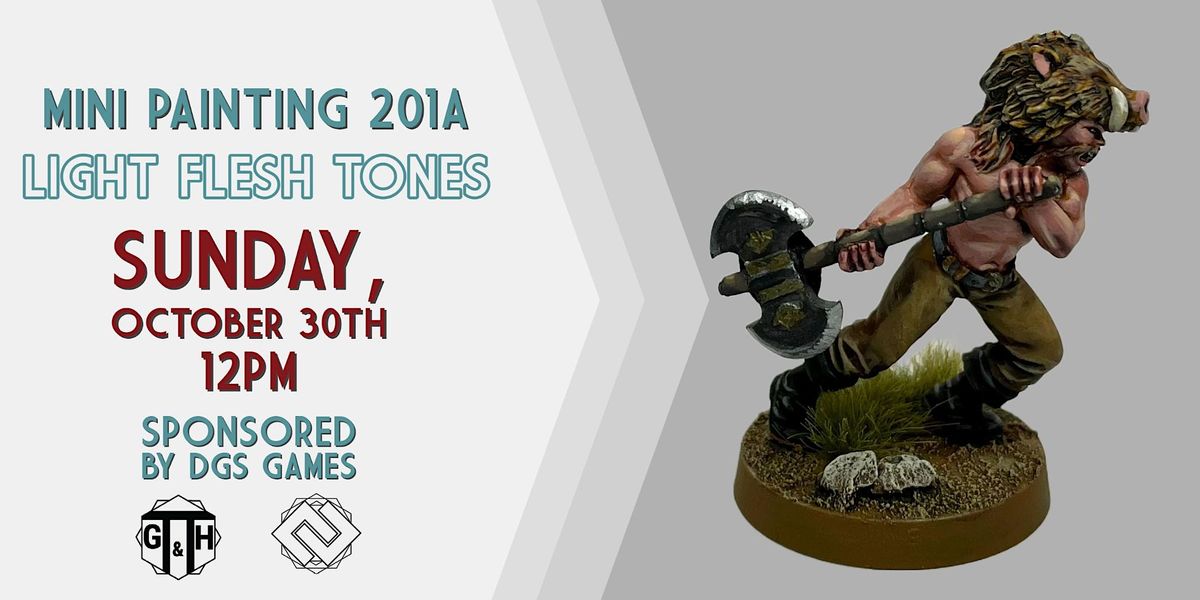 Miniature Painting 201a Light Flesh Tones, TableTop Game & Hobby