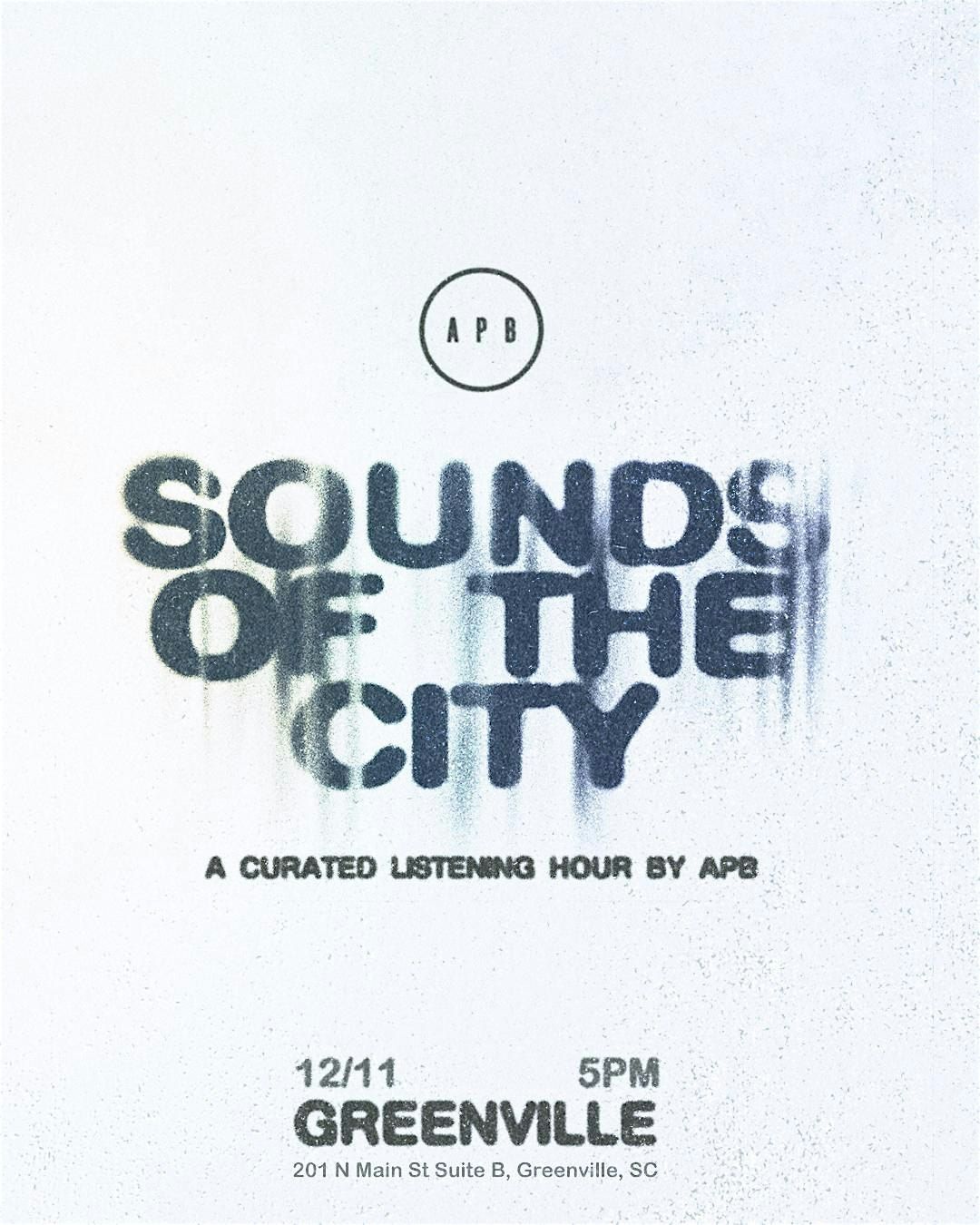 Sounds of the City: Greenville, 11 December | Event in Greenville | AllEvents