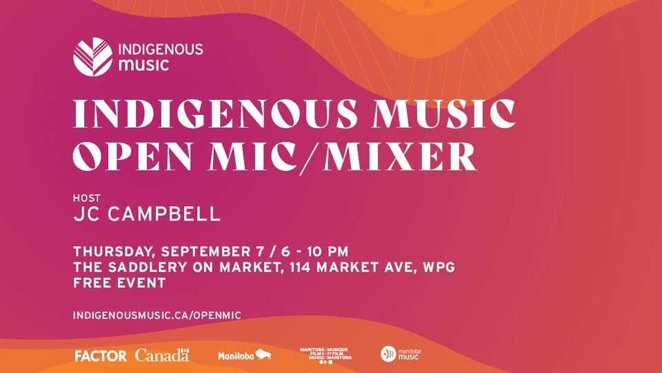 Indigenous Music Open Mic / Mixer, Saddlery on Market, Winnipeg