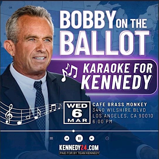 Sing for Independence Karaoke Night to Support RFK Jr.s Ballot Access
