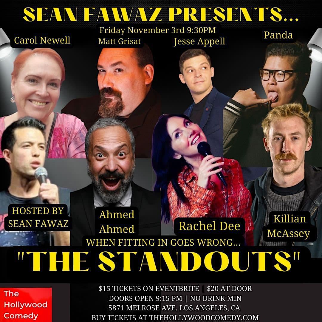 Friday Stand Up Comedy Show THE STANDOUTS The Hollywood Comedy, The