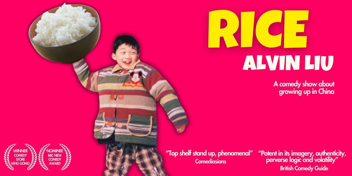 Rice - Comedy - Alvin Liu, The Glitch, Lower Marsh, London, UK, 12 June ...