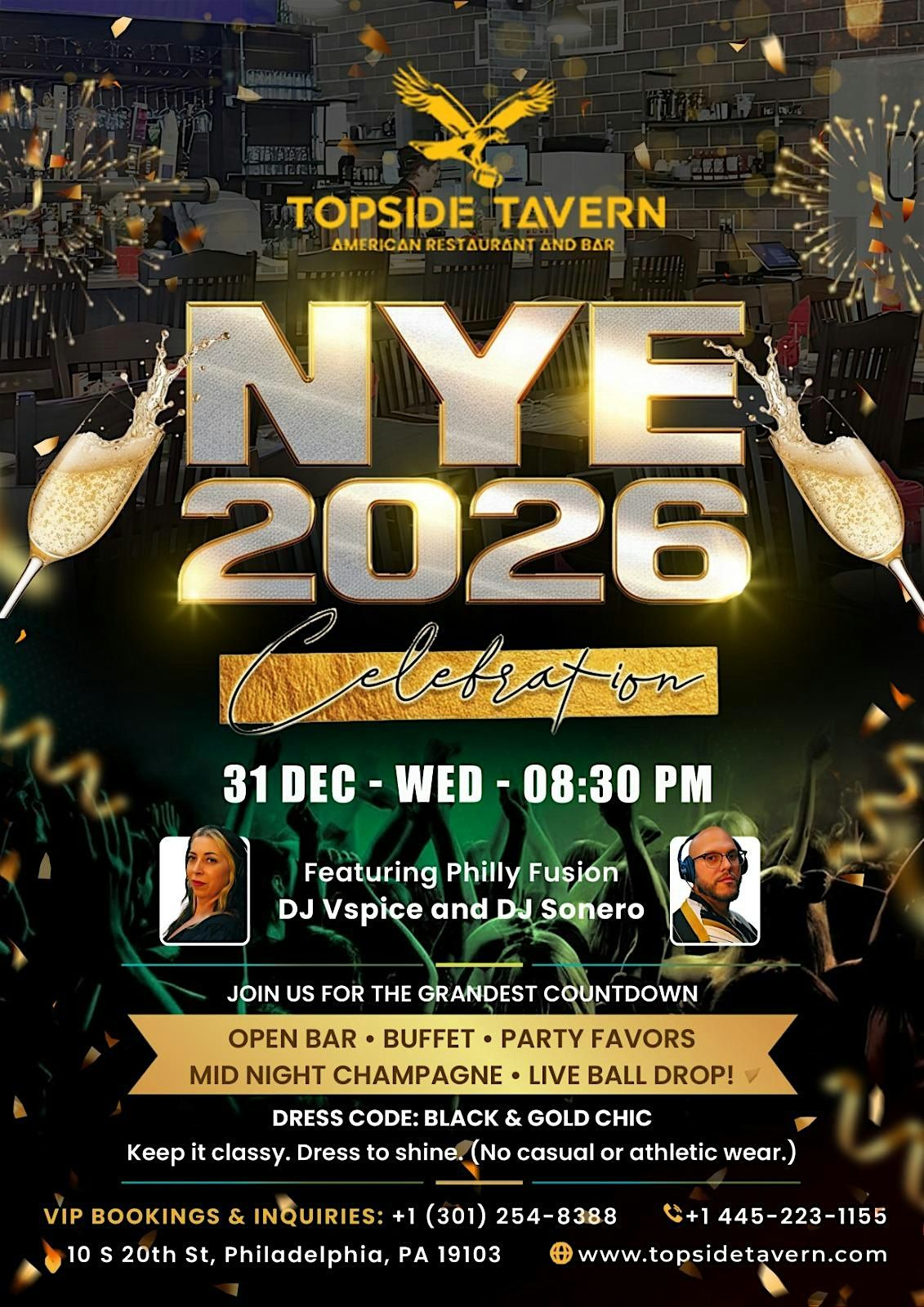 NY EVE Celebration, 31 December | Event in Philadelphia | AllEvents