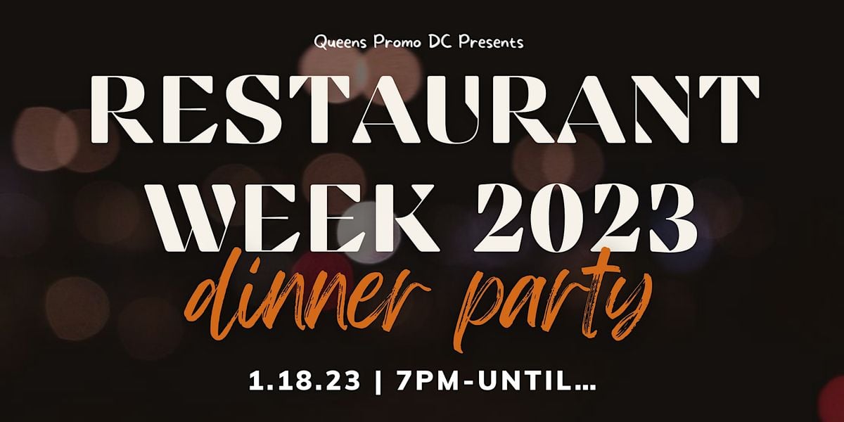 DC Restaurant Week 2025 Dinner Party, Barcode, Washington, January 18
