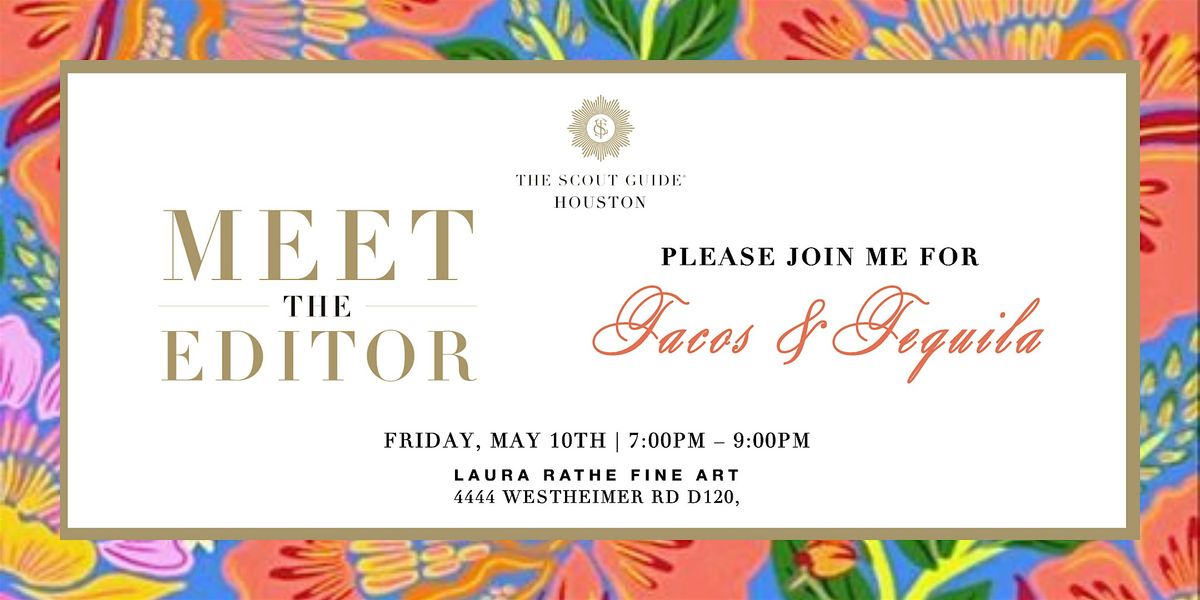 Meet the Editor Night, Laura Rathe Fine Art, Houston, 10 May 2024 ...