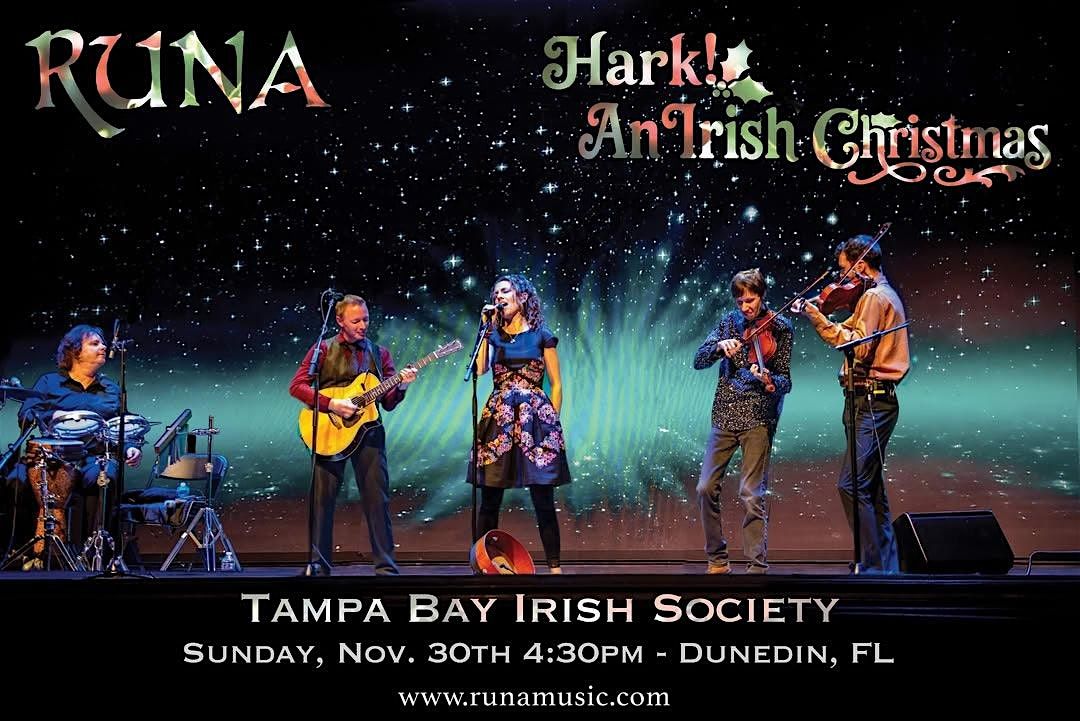 The Tampa Bay Irish Present: Hark! An Irish Christmas with RUNA!, 30 November | Event in Dunedin | AllEvents