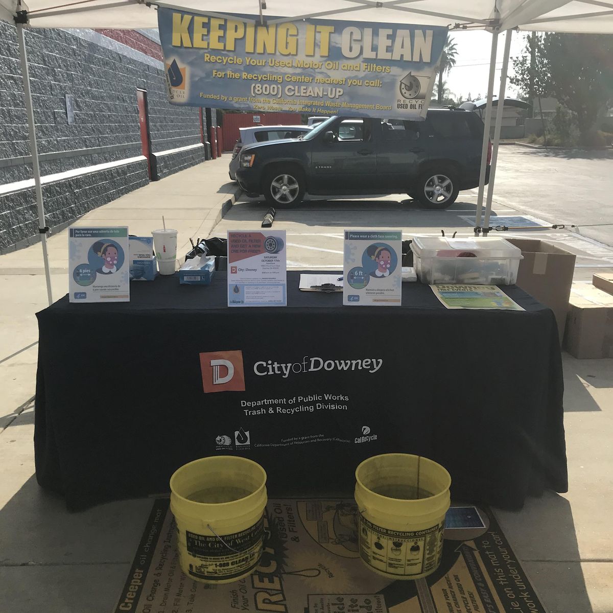 FREE Used Oil Filter Exchange event AutoZone Auto Parts in Downey