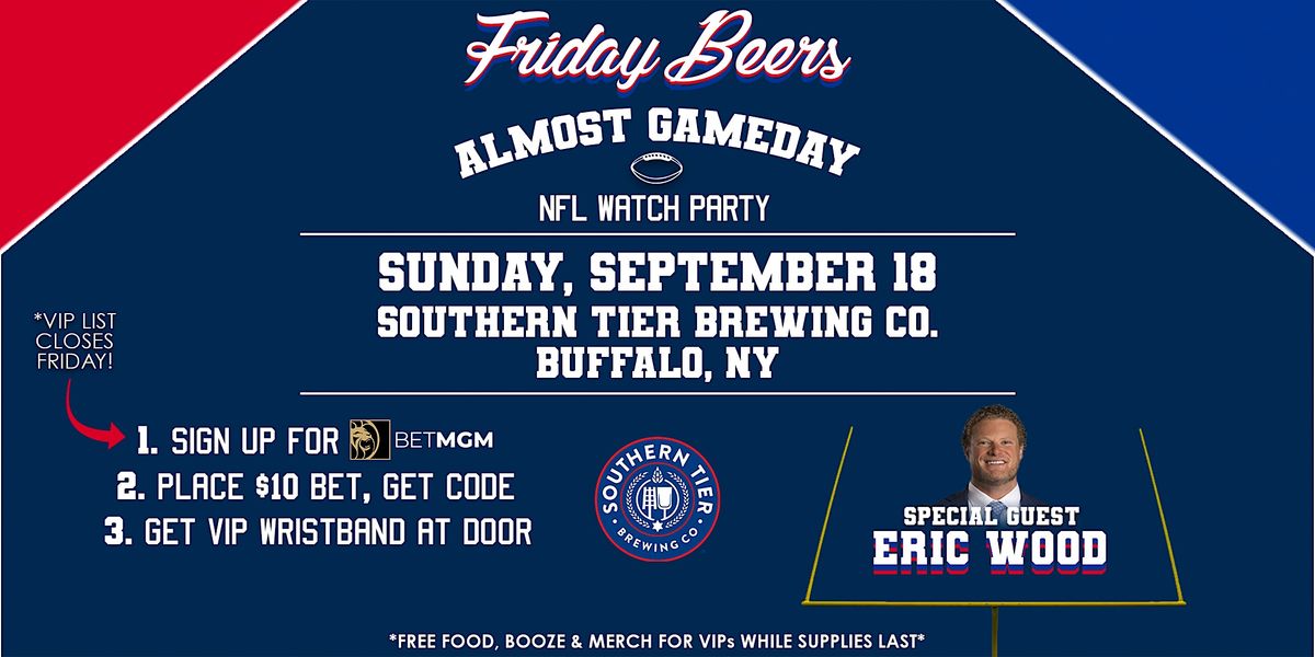 FRIDAY BEERS Watch Party at Southern Tier Brewery Buffalo, Southern