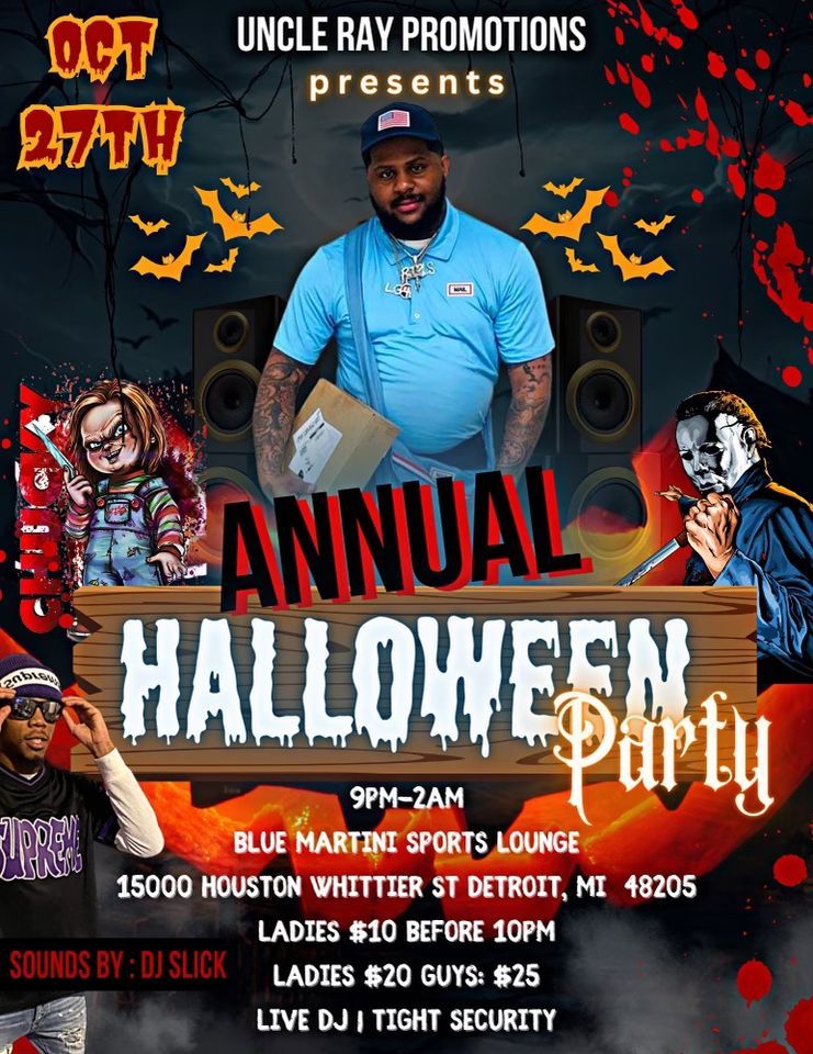 Uncle Rays Adult Halloween Party?, Blue Martini Sports Lounge, Grosse